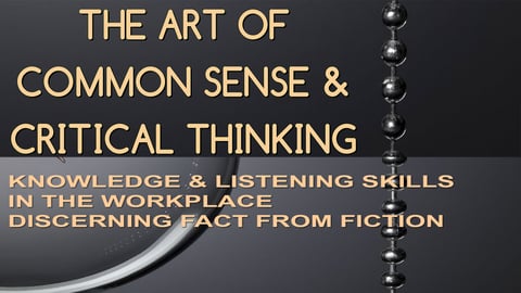 Employee Training: Knowledge & Listening Skills in the Workplace Discerning Fact from Fiction cover image