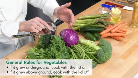 Cooking Basics: What Everyone Should Know. Episode 2, Choosing the Best Method to Cook Vegetables cover image