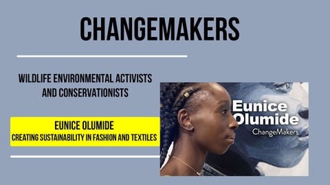 Eunice Olumide: Creating Sustainability in Fashion and Textiles