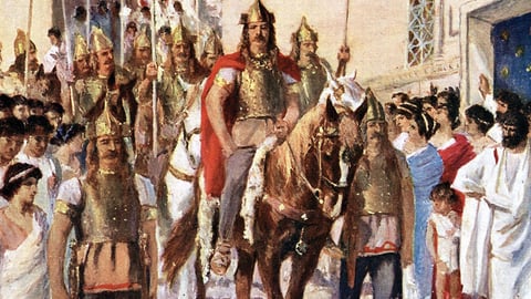 Living History: Experiencing Great Events of the Ancient and Medieval Worlds: Visigoth King Alaric Descends on Rome cover image