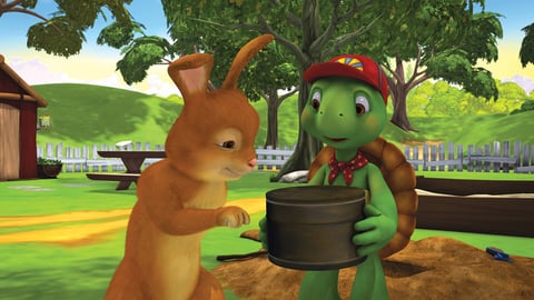 Franklin and Friends Season 2. Episode 13, Franklin the Dinosaur Hunter / Franklin Paints a Picture cover image