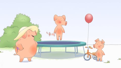 Wibbly Pig Season 1. Episode 36, Trampoline cover image