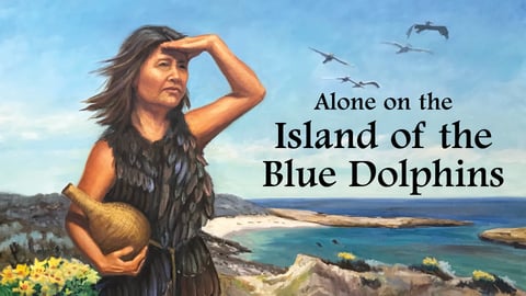 Alone on the Island of the Blue Dolphins cover image