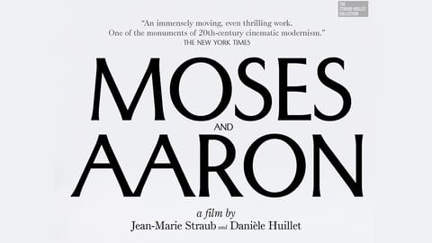 Moses and Aaron cover image
