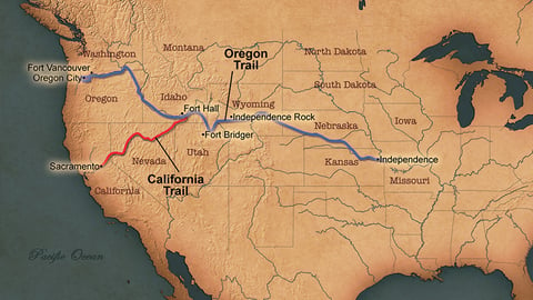 The American West. Episode 9, Traveling the Oregon Trail cover image