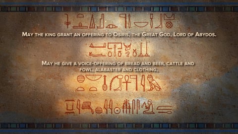 Decoding the Secrets of Egyptian Hieroglyphs. Episode 21, An Ancient Egyptian Prayer for the Dead cover image