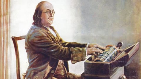 The Age of Benjamin Franklin. Episode 11, The Musical Benjamin Franklin cover image