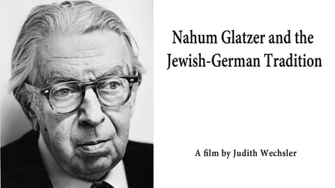 Nahum Glatzer and the German-Jewish Tradition cover image