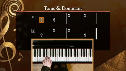 How to Play Piano. Episode 3, Tonic and Dominant Harmony cover image