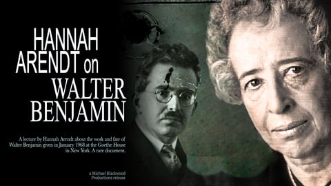 Hannah Arendt: On Walter Benjamin cover image