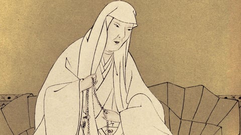 Warriors, Queens, and Intellectuals: 36 Great Women before 1400. Episode 33, Abutsu Follows the Way of Poetry cover image
