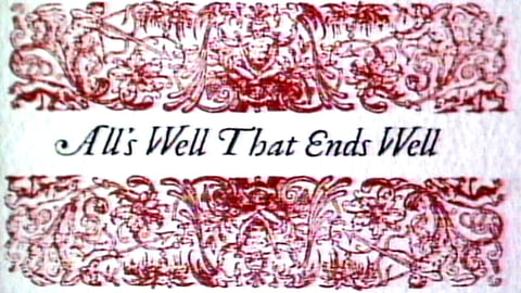 All's Well that Ends Well cover image