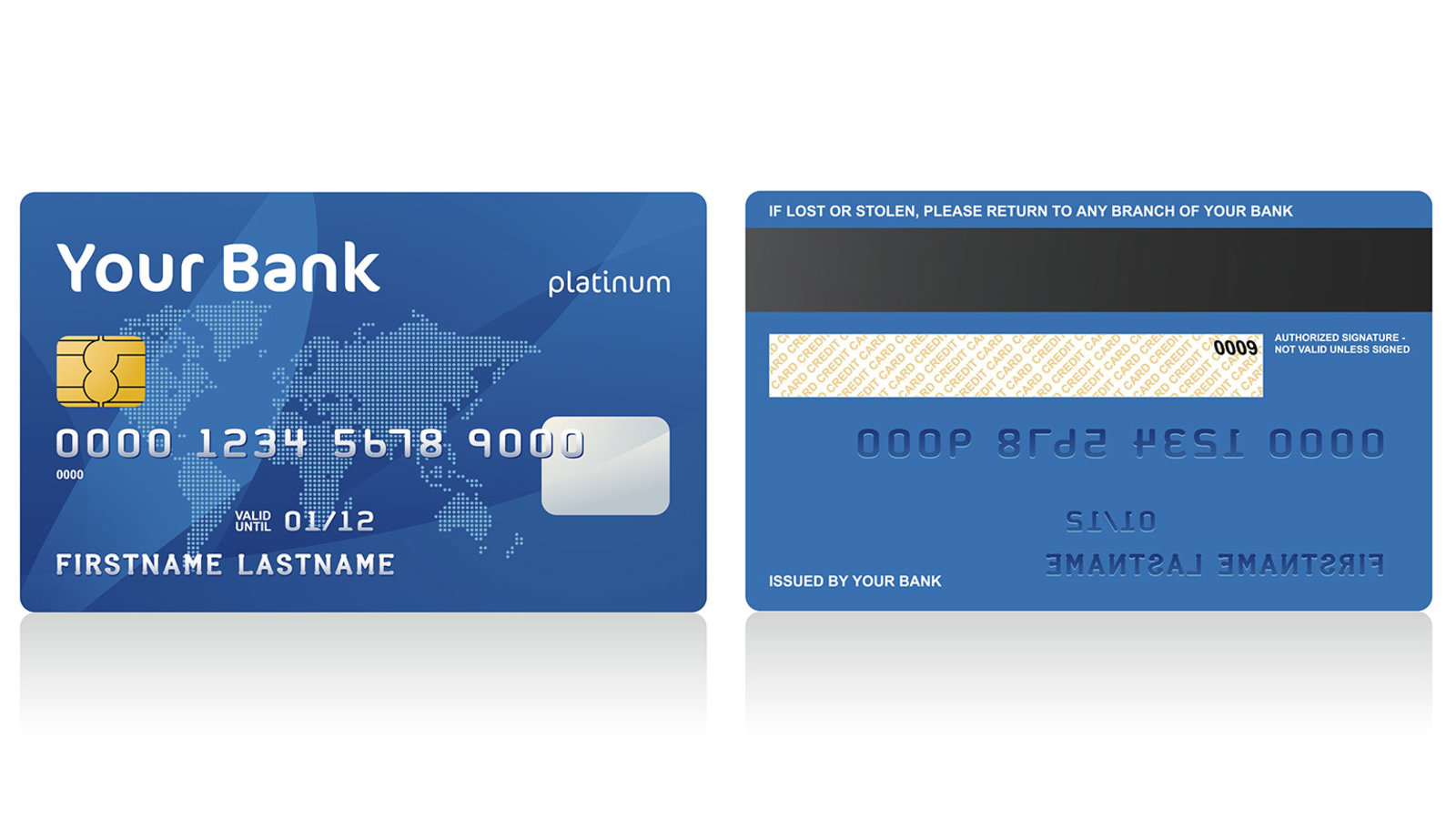 Две кредитки. Банковская карта с двух сторон. Пластиковые карты банковские. Банковская карта с 2 сторон. Пластиковая карта с двух сторон.